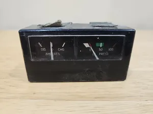 Cessna 180K Amperes / Oil Pressure Instrument Cluster P/N C669527-0101